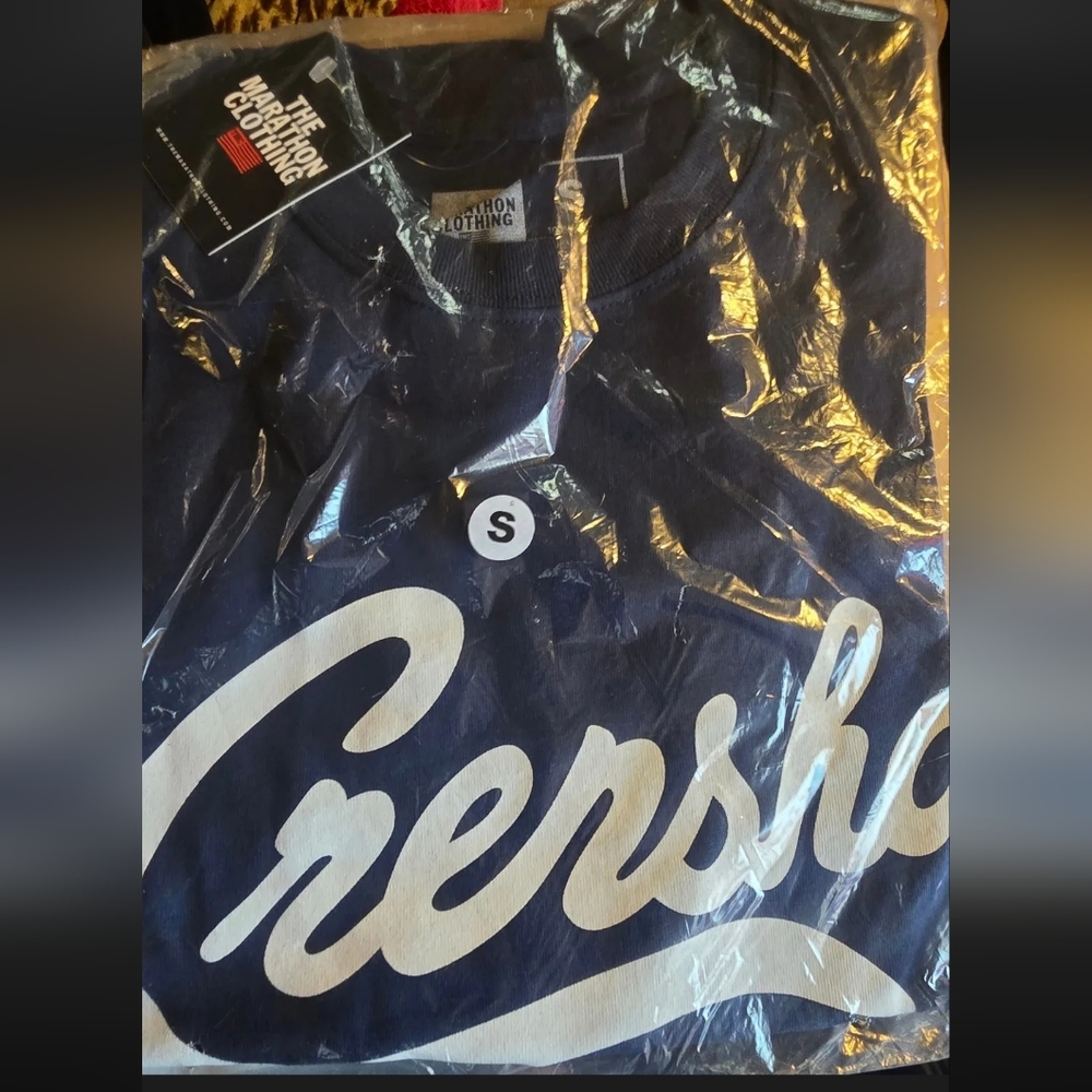 The Marathon Clothing Navy Blue Crenshaw Tee